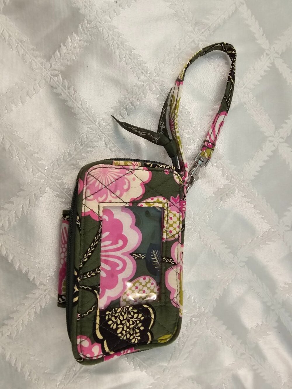 Vera Bradley Wristlet in Olivia Pink